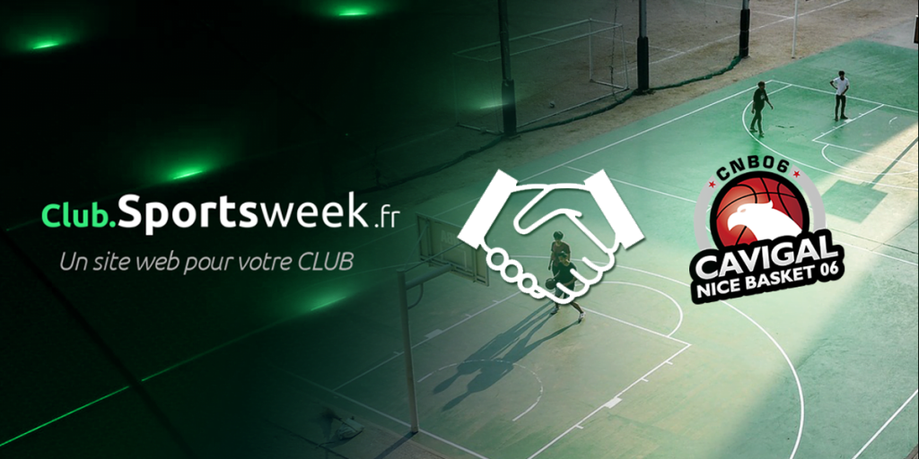 Partenariat entre Cavigal Nice Basket et Club.Sportsweek